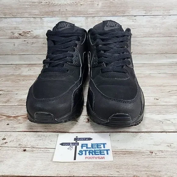 Nike Air Max 90 GS Triple BlackSneaker Boy's Kids Size 4.5y Women's 6 - Picture 2 of 8